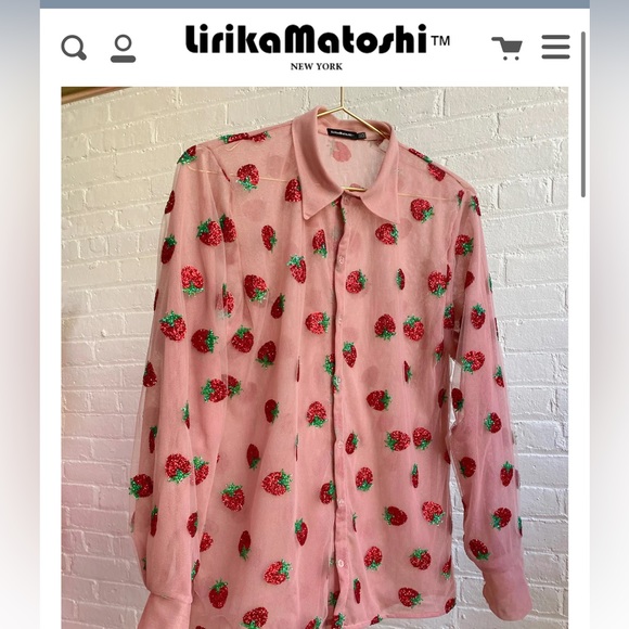 Lirika Matoshi Strawberry Shirt - Picture 1 of 3